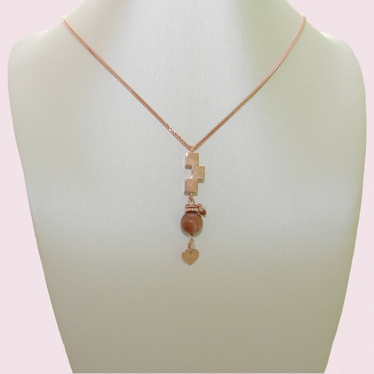 Stacking Heart of Gold Necklace